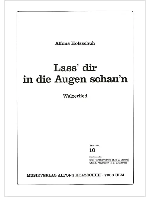 Lass dir in die Augen schauen